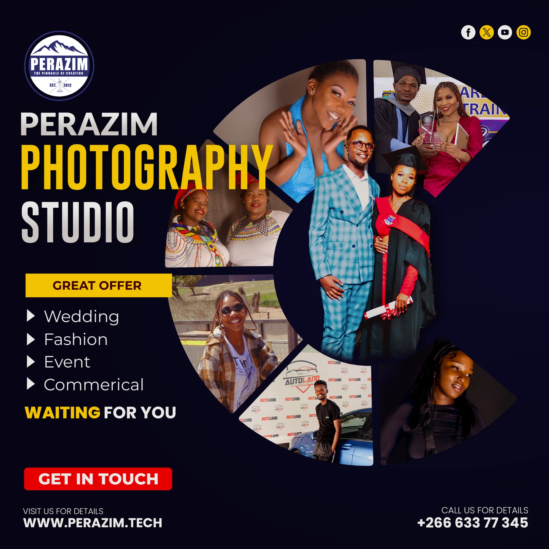 Perazim photography studio work